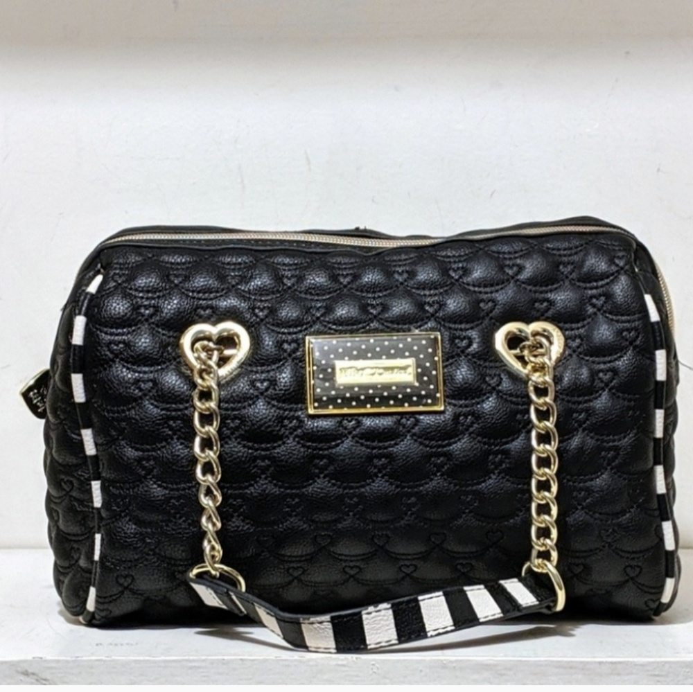 Gorgeous Faux Leather Satchel/Crossbody, Betsey